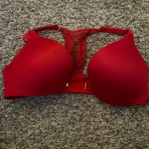 So Obsessed by Victorias Secret, Red Racerback Front Close Bra.
